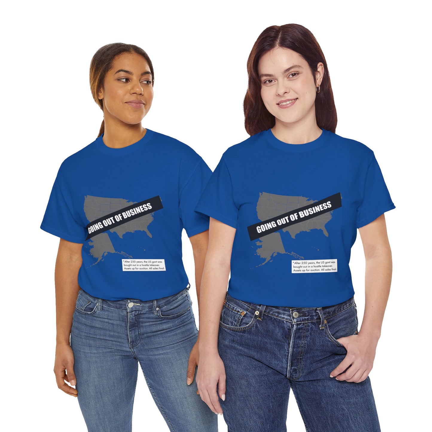 T‑Shirt — "Going Out of Business" USA Map Graphic Tee