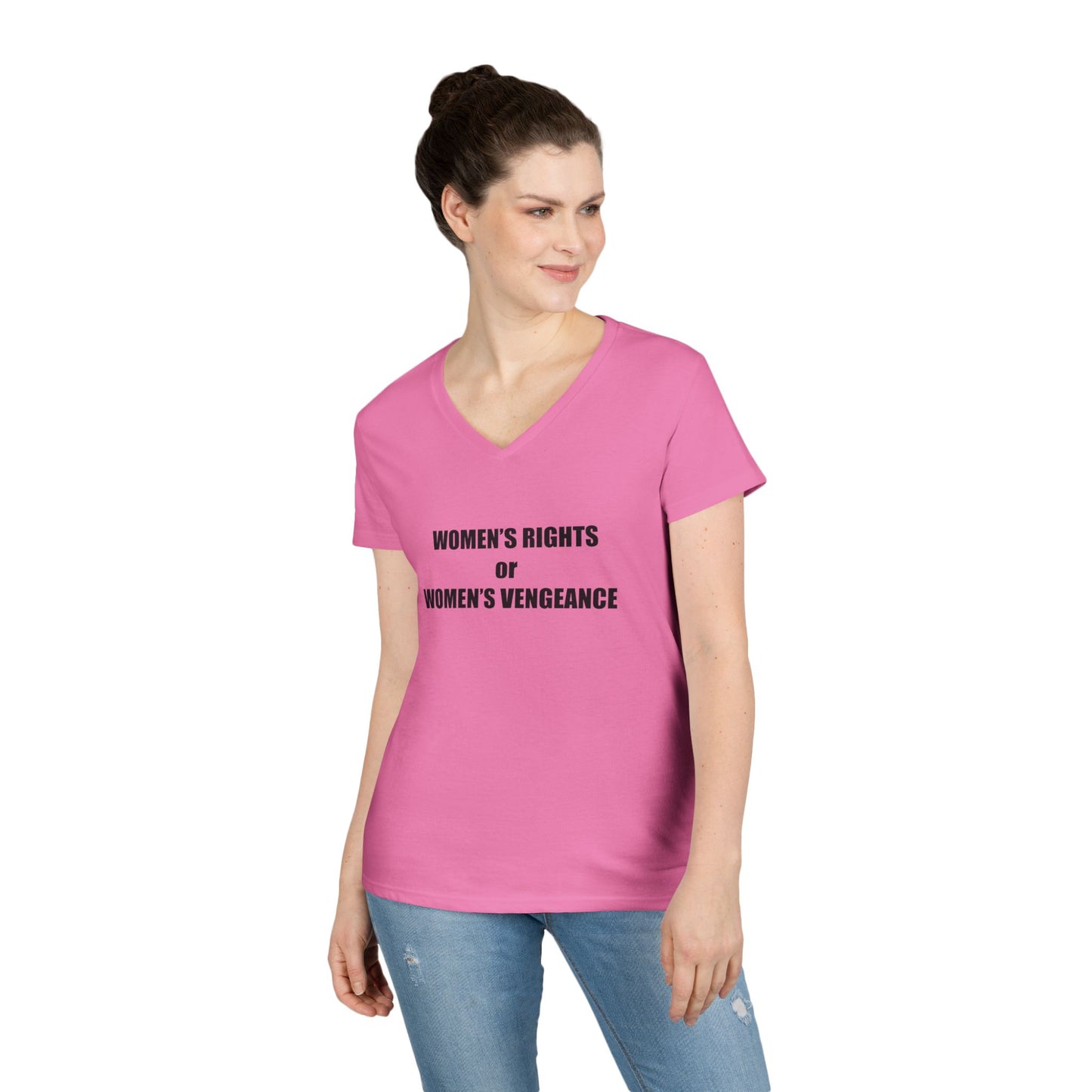 Women's Rights or Women's Vengeance V-Neck Tee