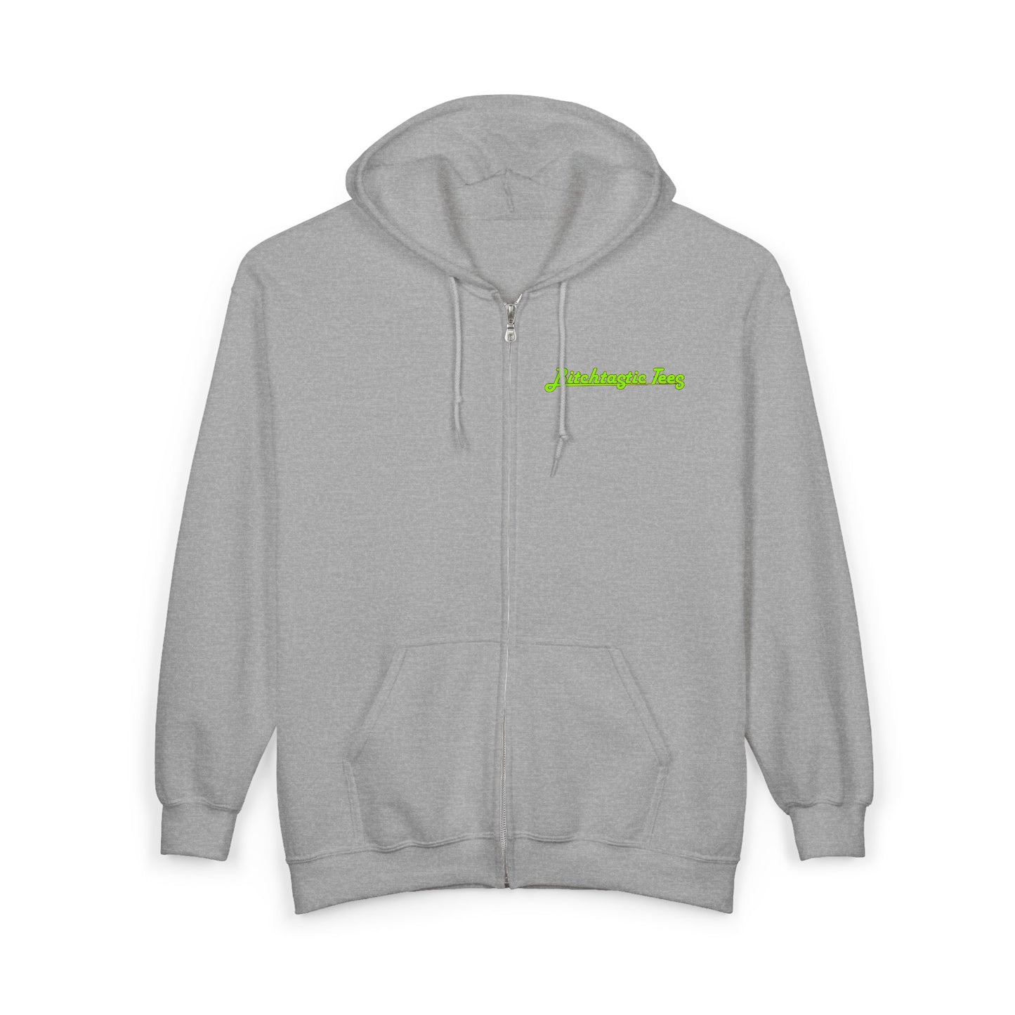 Full Zip Hoodie - "Stop Banning Books (your kids can't read anyway)" Novelty Protest Zip-Up