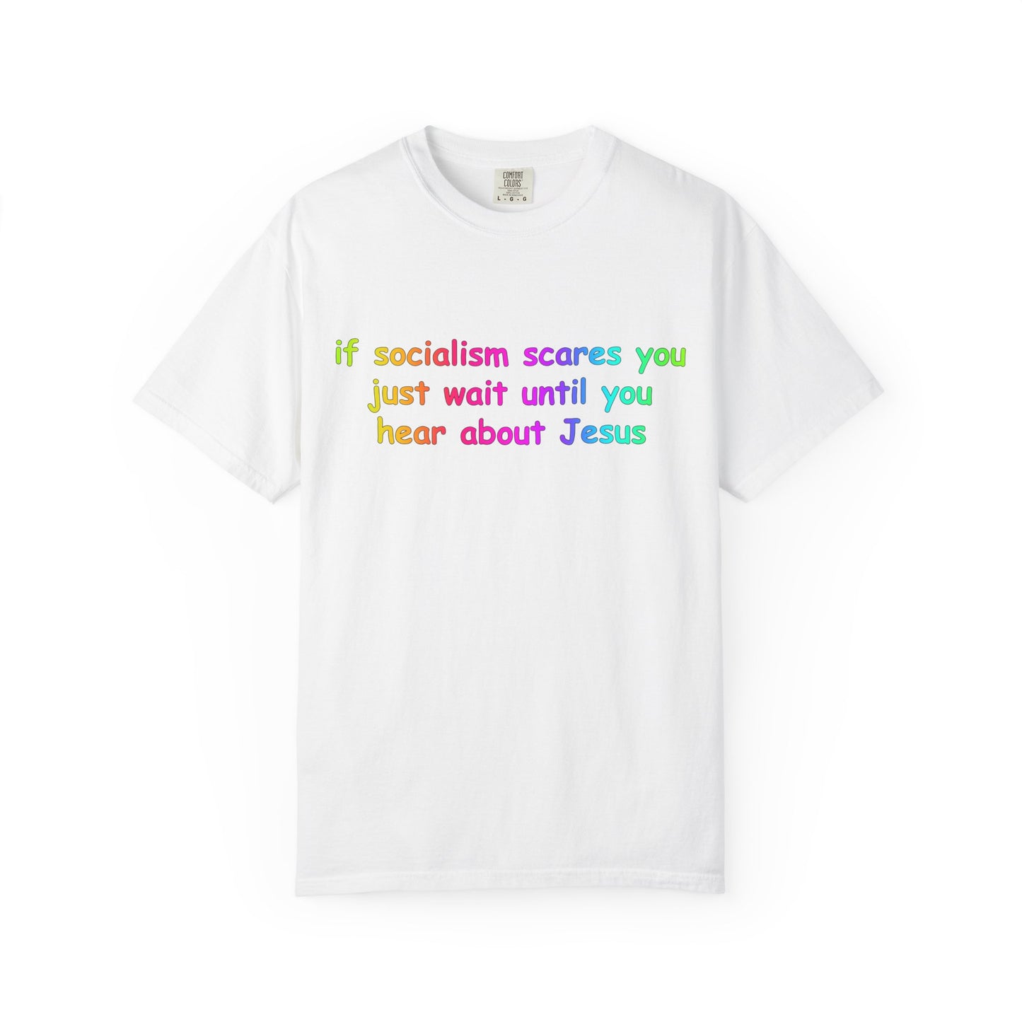 Socialist Jesus T-Shirt —  Modern Irony Graphic Tee