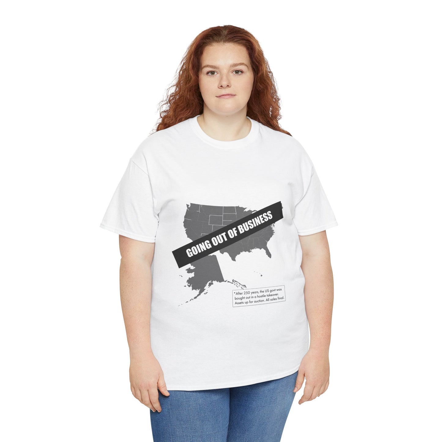 T‑Shirt — "Going Out of Business" USA Map Graphic Tee