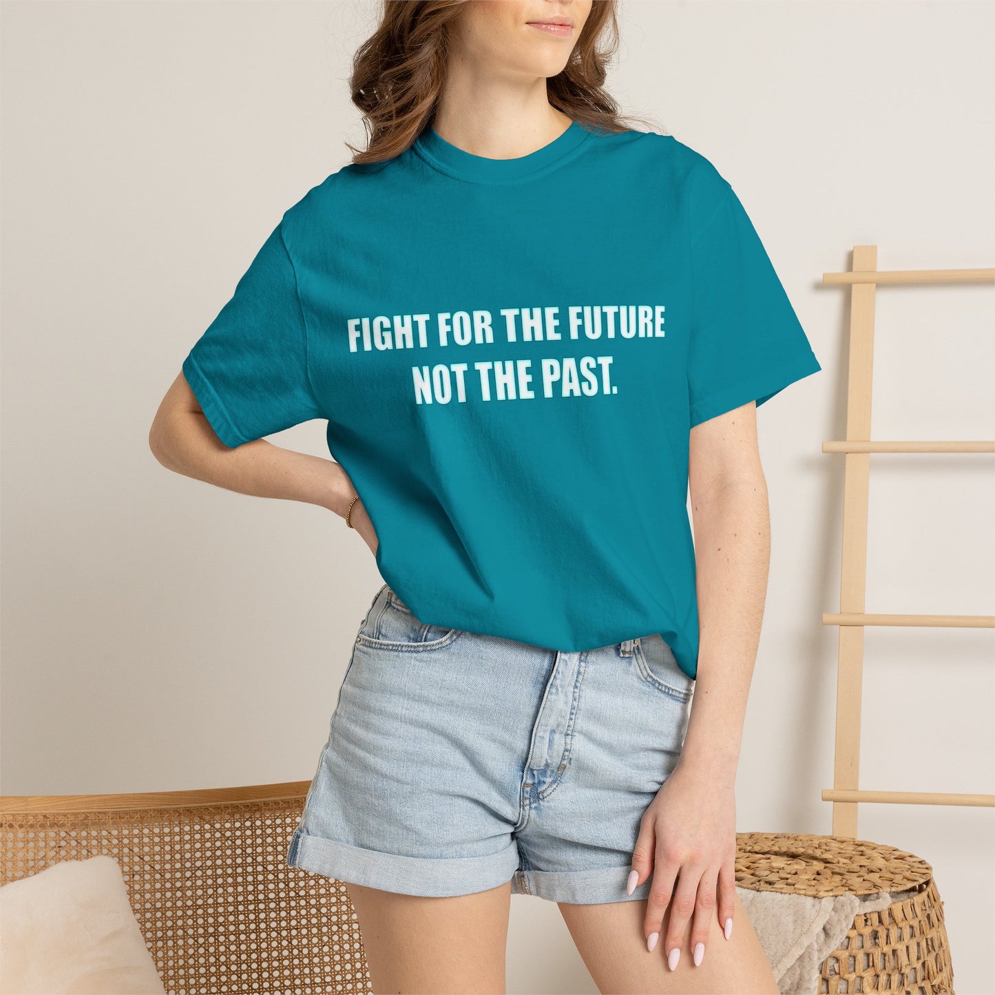 Fight for the Future T-Shirt — Environmental Urgency Slogan Tee
