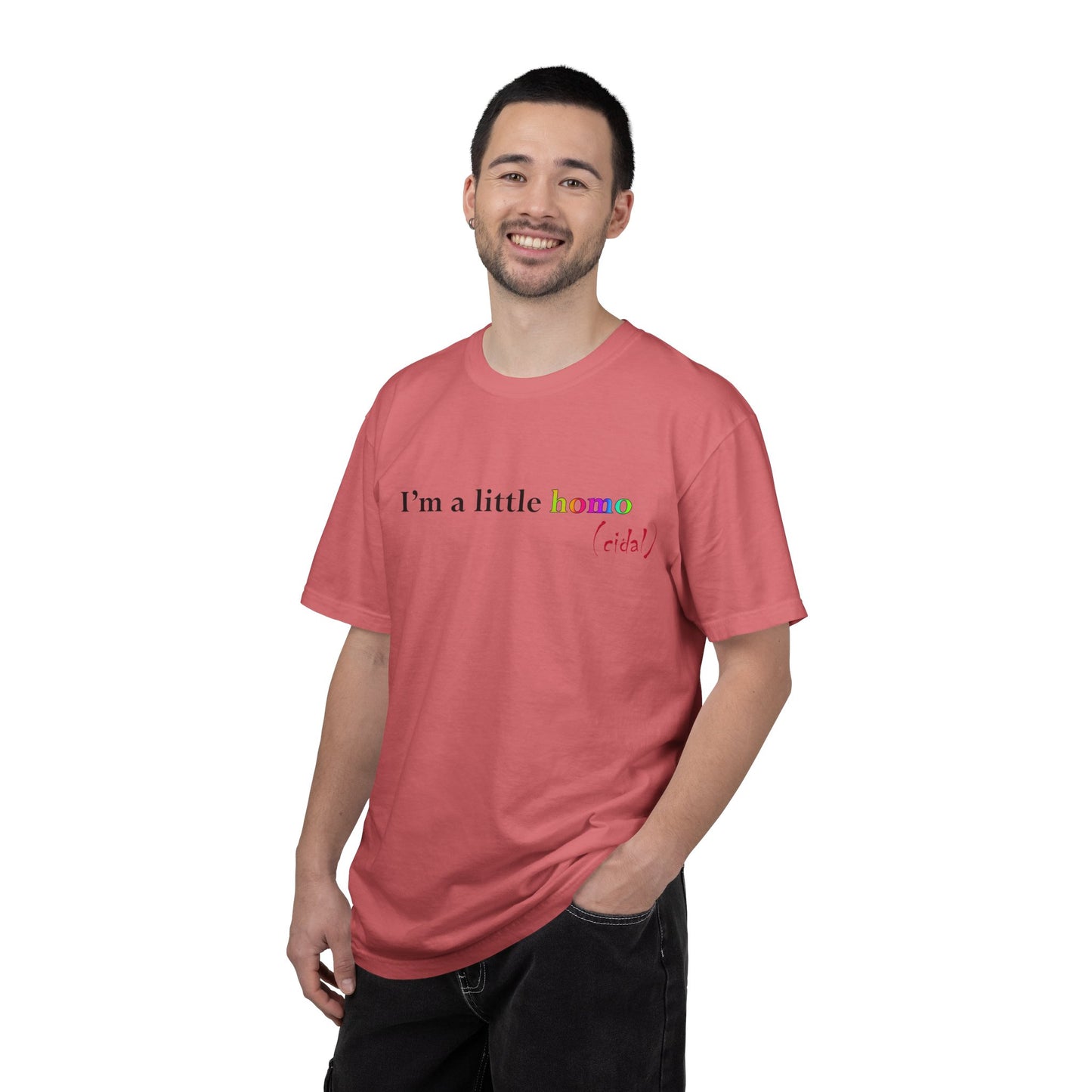 I'm a little homo (cidal) T-Shirt — Funny Statement Tee
