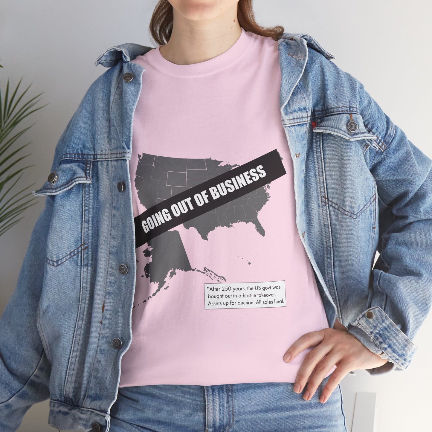 T‑Shirt — "Going Out of Business" USA Map Graphic Tee