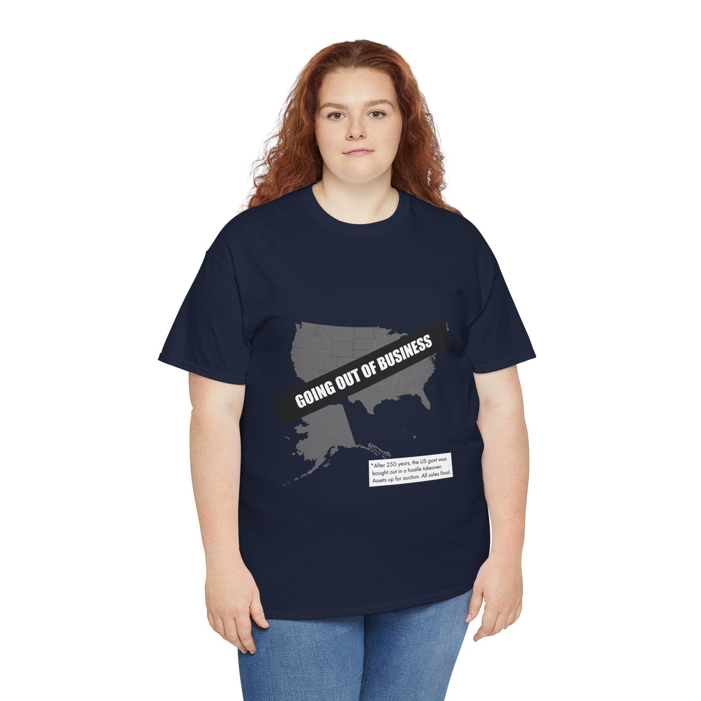 T‑Shirt — "Going Out of Business" USA Map Graphic Tee