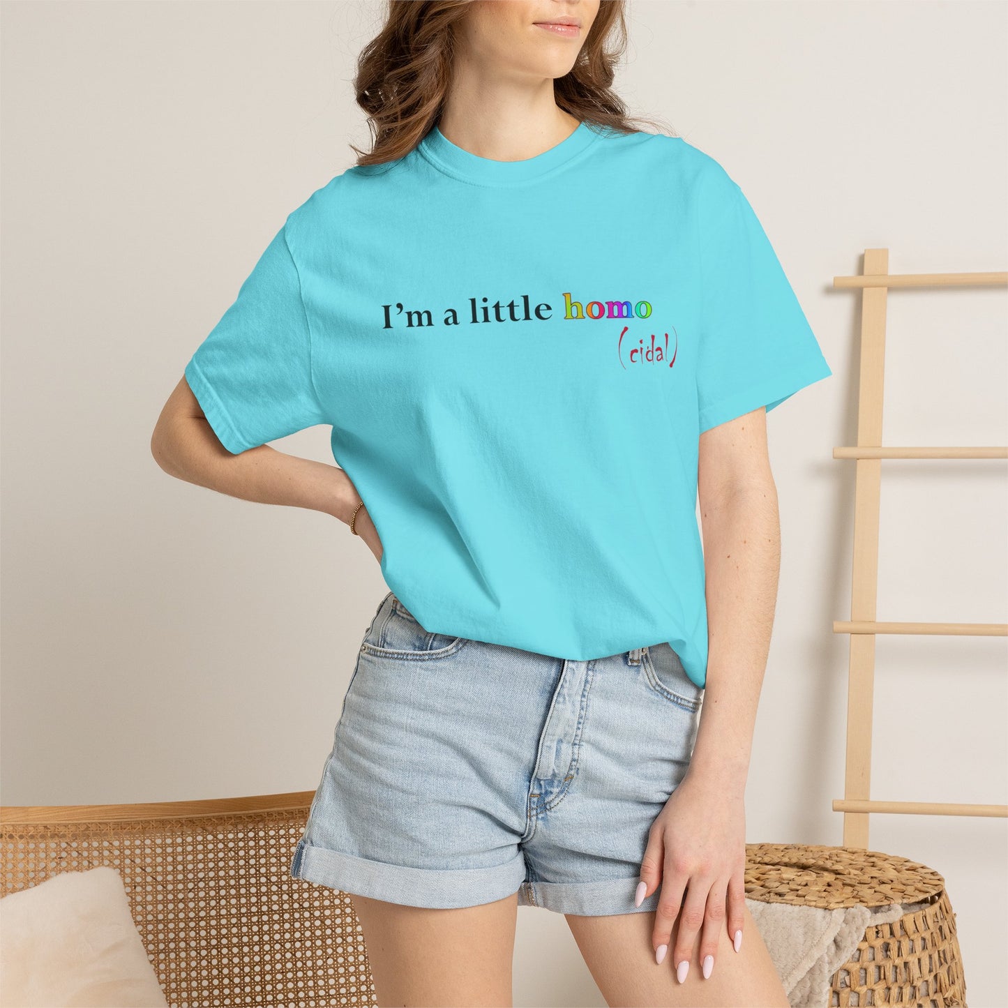 I'm a little homo (cidal) T-Shirt — Funny Statement Tee