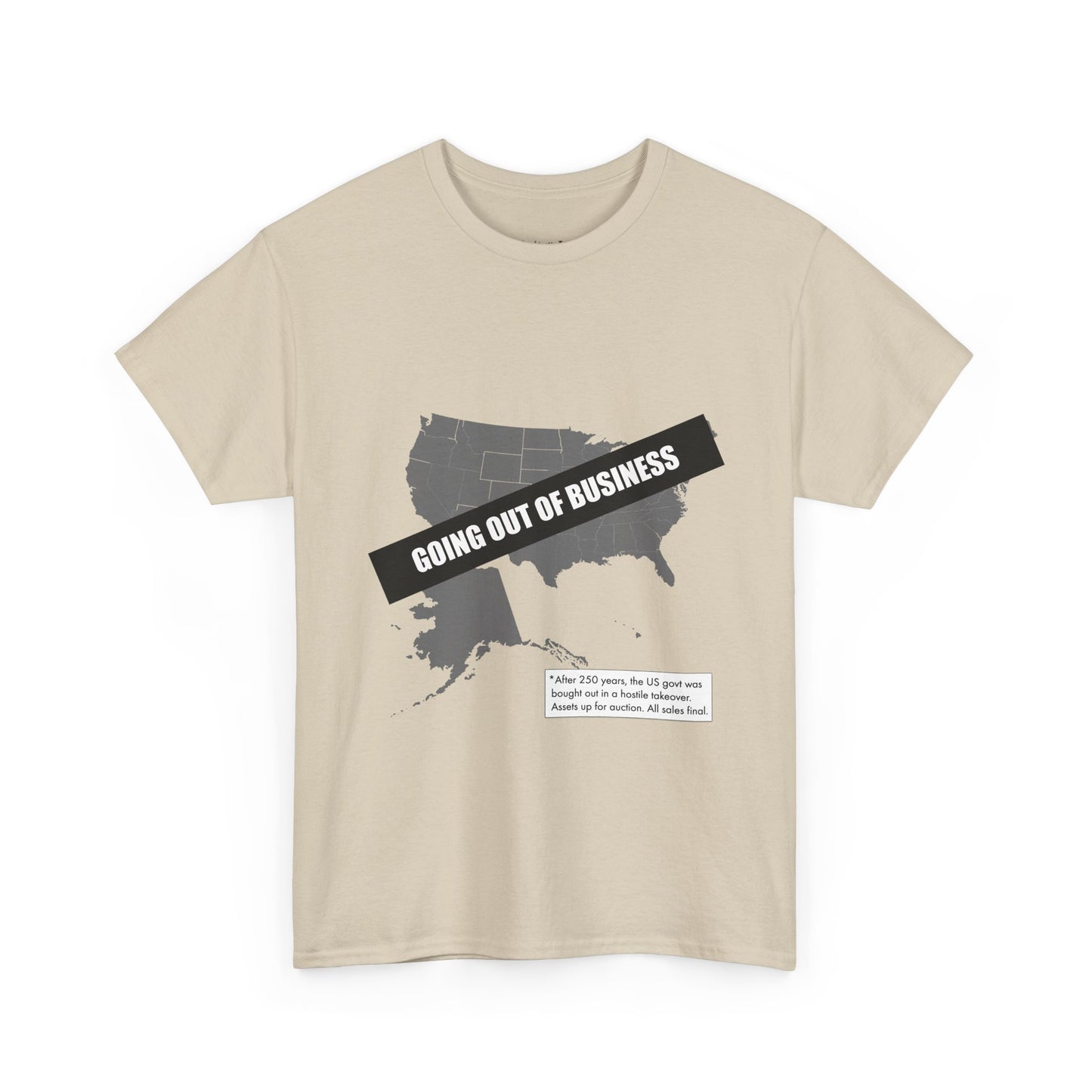 T‑Shirt — "Going Out of Business" USA Map Graphic Tee